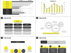 黑黃方塊簡約大氣商業(yè)策劃營銷報(bào)告PPT模板下載
